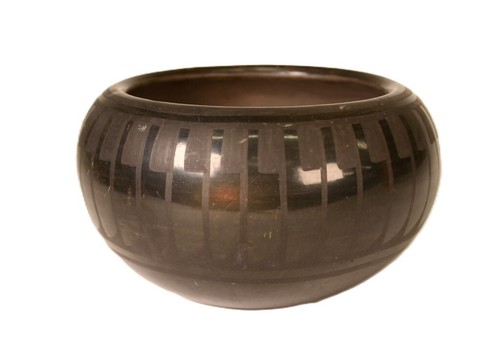 San ildefonso pottery jar - san,