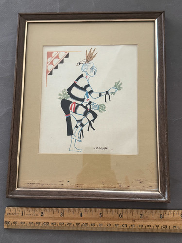 Framed roybal signed san - roybal,