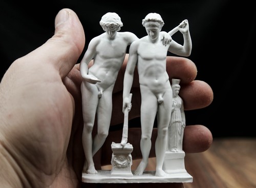 Castor and pollux mini statue - pollux,